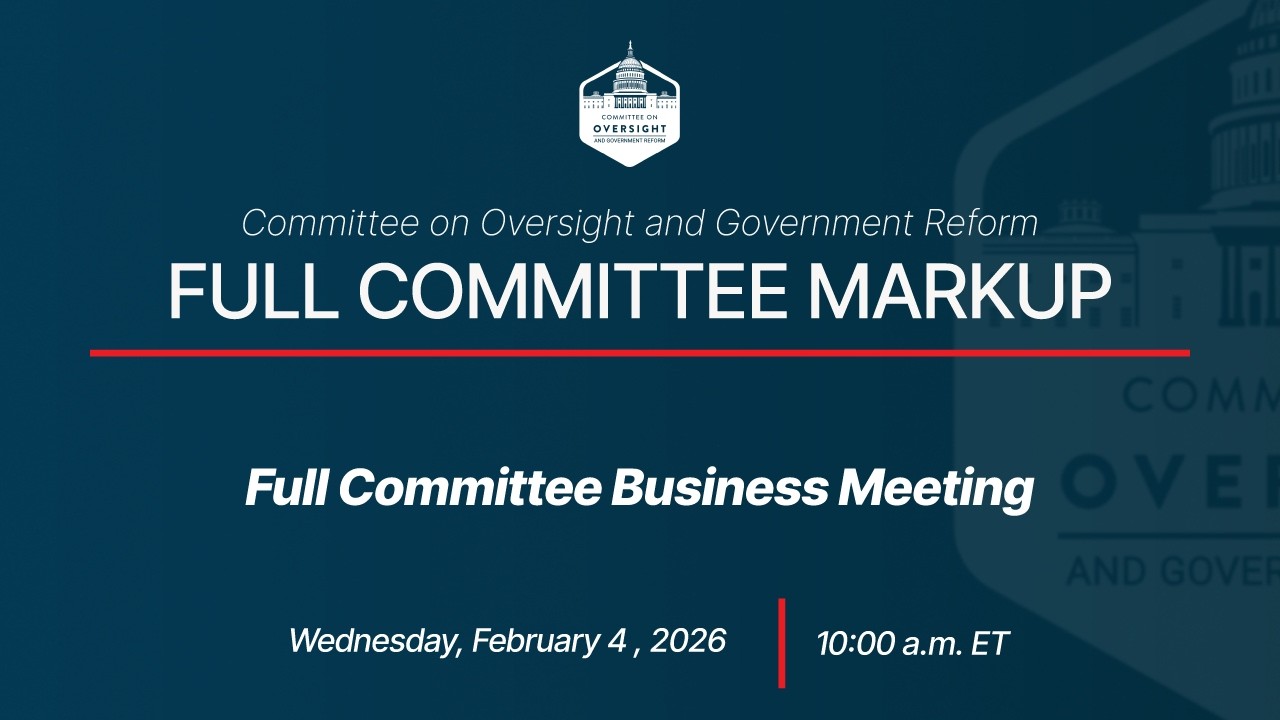 Full Committee Business Meeting