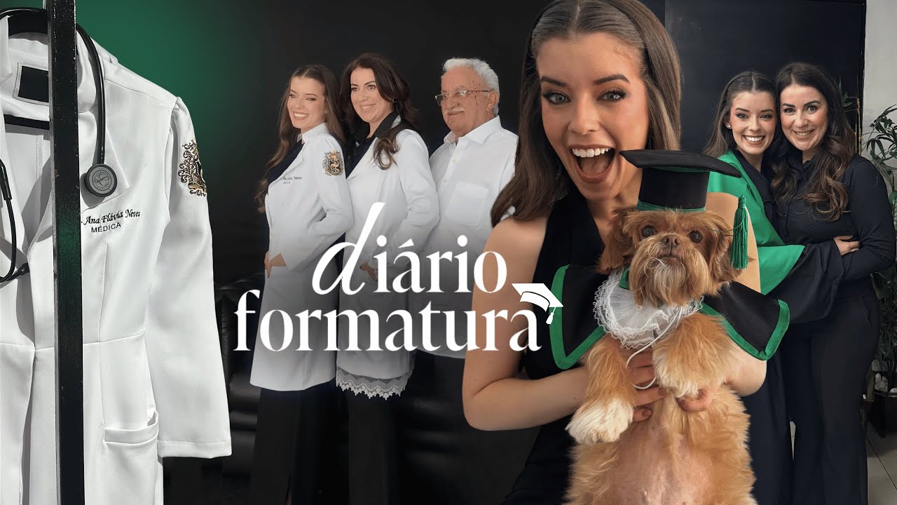 FOTOS DE FORMATURA EM ESTÚDIO COM A FAMÍLIA | EP. 02 - DIÁRIO DE FORMATURA MEDICINA 
