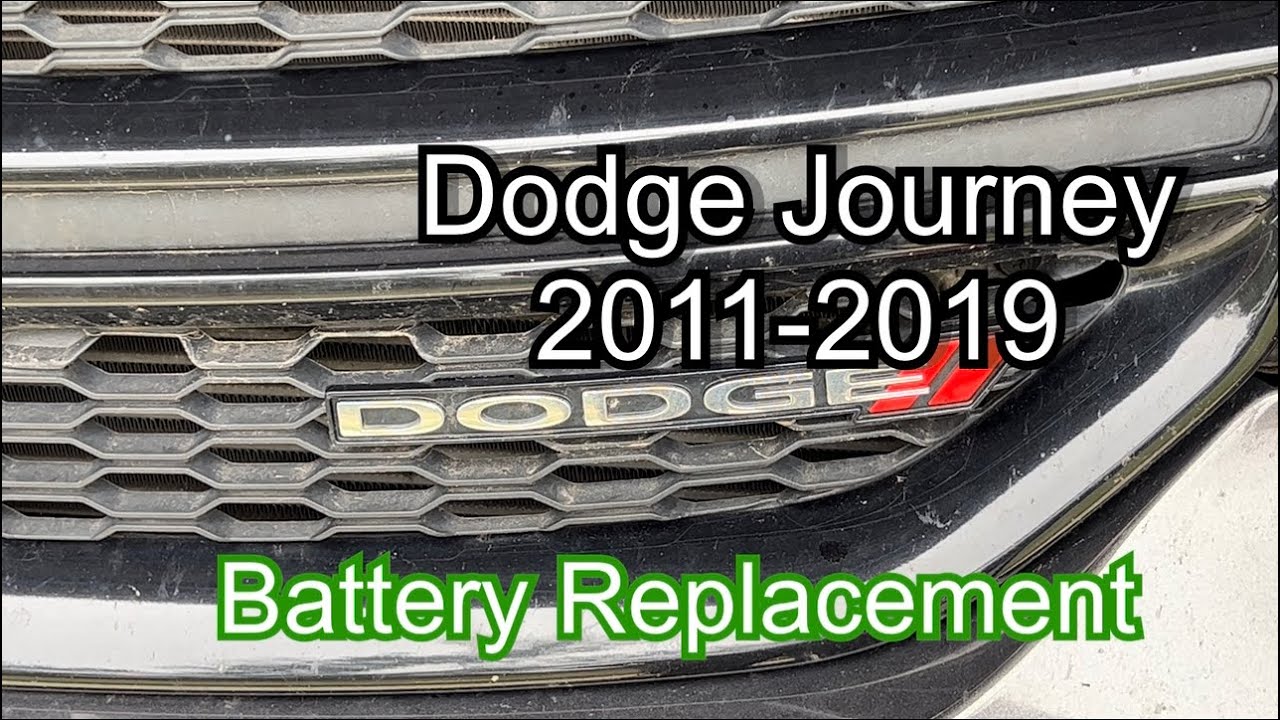Замена аккумулятора Dodge Journey 2011-2019, Chrysler, расположение аккумулятора Dodge