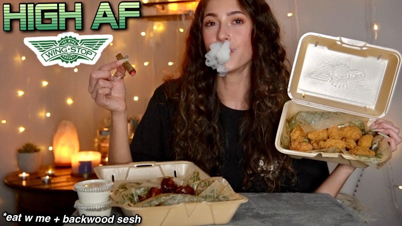 EAT WITH ME + BACKWOOD SMOKE SESH