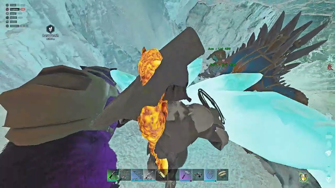 We Attacked There ICE CAVE - ARK Ascended PVP Small Tribes