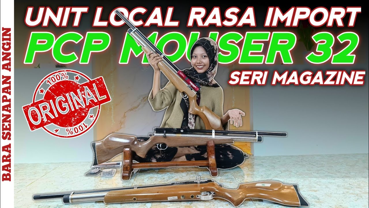 PCP MOUSER MAGAZINE || SENAPAN LOCAL RASA IMPORT #senapanberkualitas  #hunting 