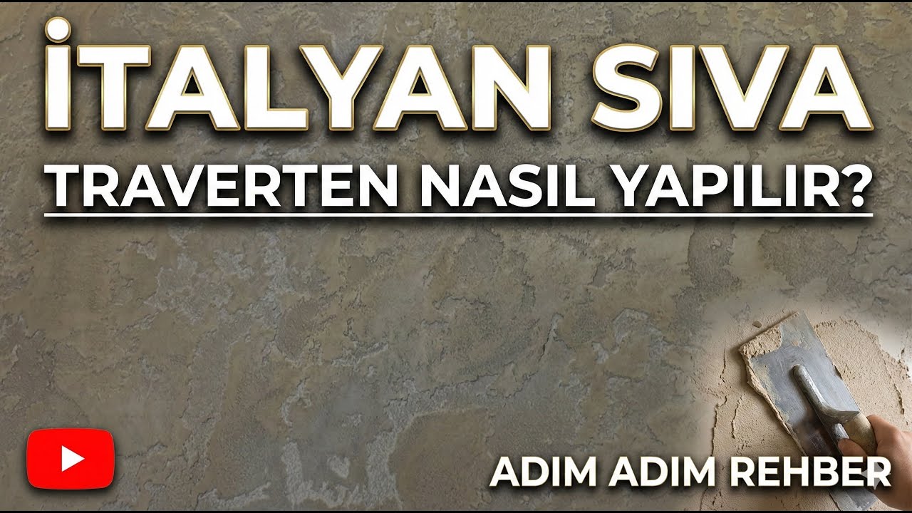 İTALYAN BOYA | TRAVERTEN | NASIL YAPILIR? #italyanboya #dekorasyon #dekor #traverten #nasıl #yapılır