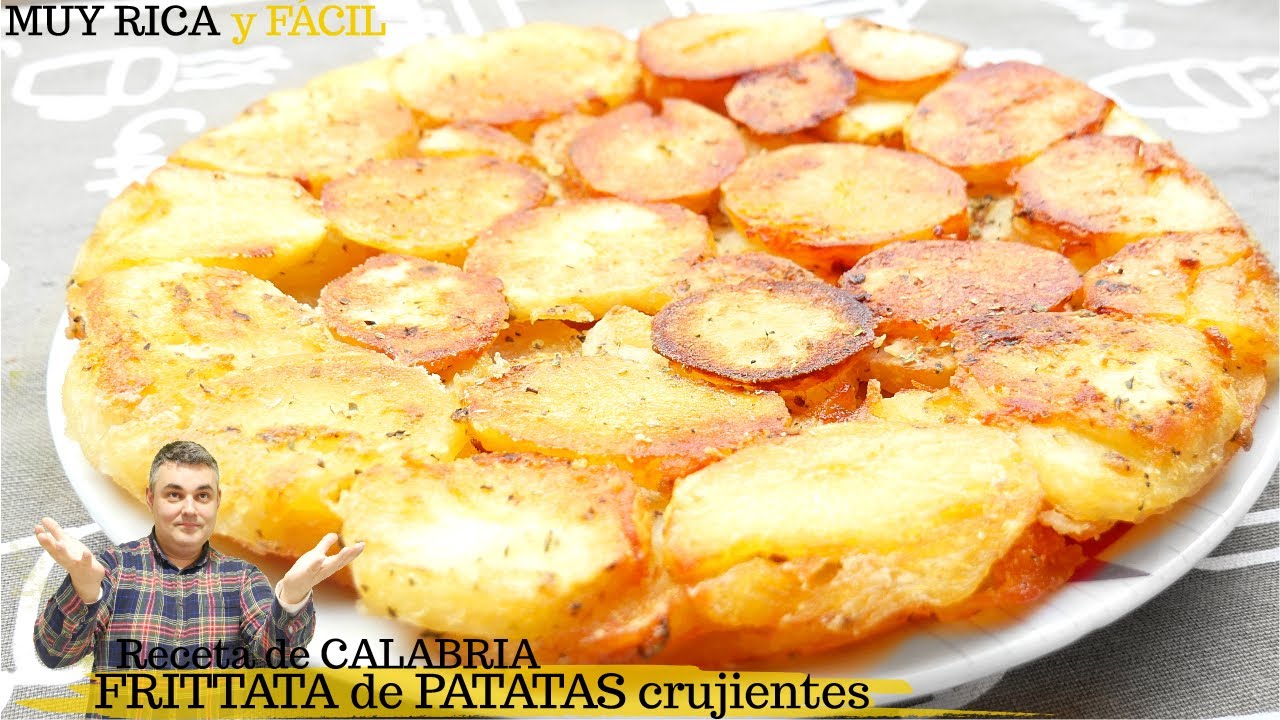 CRUJIENTES y SIN HUEVO 🍠😋 Cena fácil y deliciosa (FRITTATA CALABRESA)