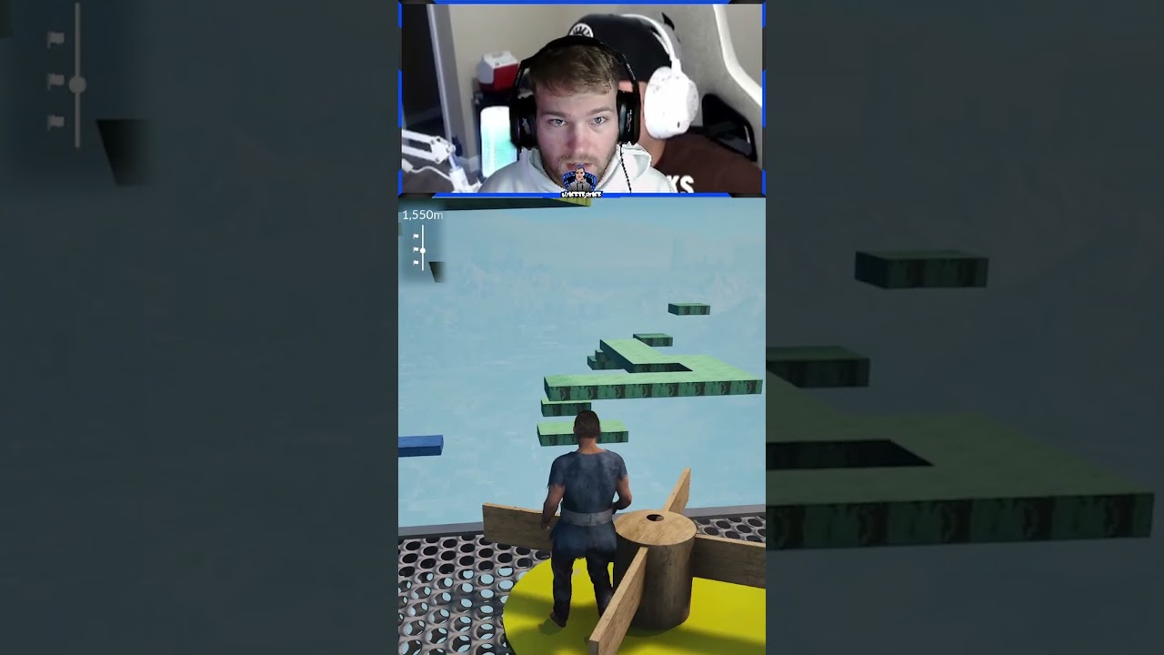 Chained together speed run: colored blocks skip
