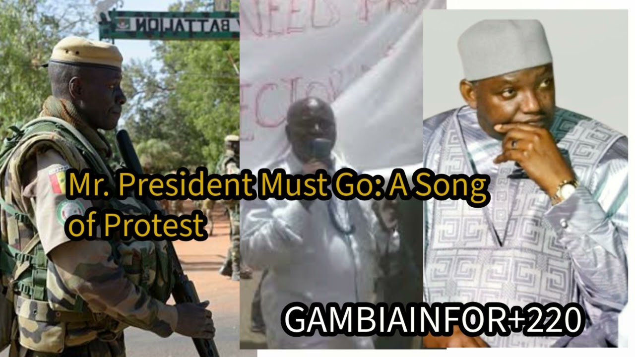 Mr. President Must Go: A Song of Protest