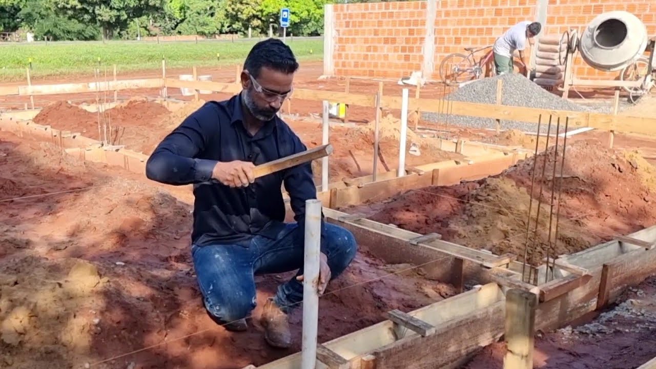 Como Concretar VIGA Baldrame da sua Casa do ZERO