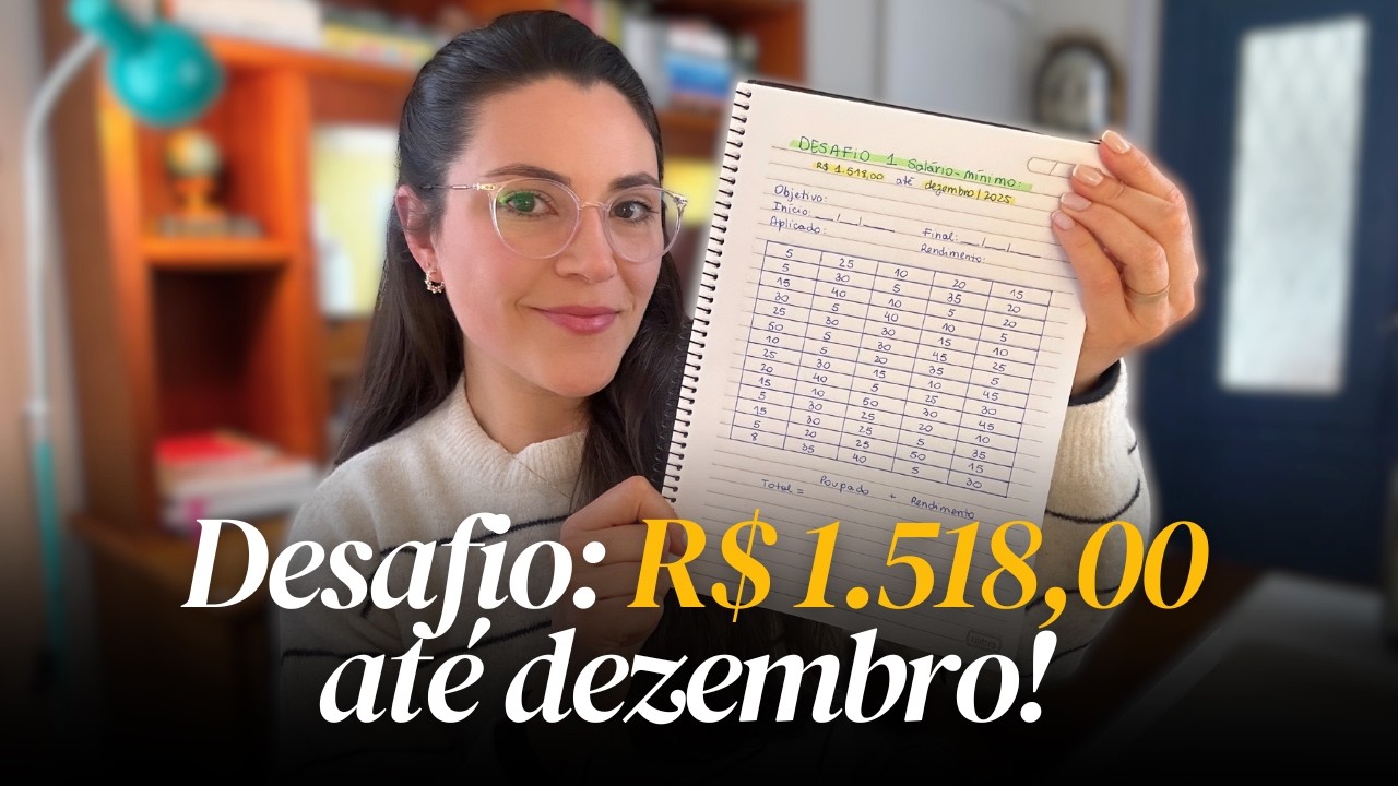 Como Começar a POUPAR DINHEIRO + DESAFIO 1.518,00 até dezembro!