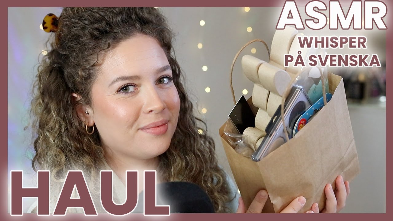 ASMR | PÅSKPYSSEL HAUL & TUGGAR TUGGUMMI | WISHPER PÅ SVENSKA