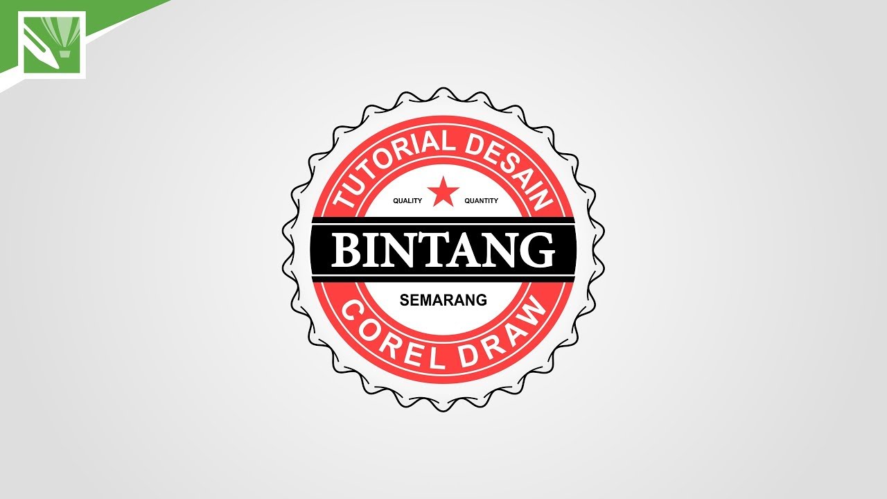 [LENGKAP] Cara Desain Logo BEER BINTANG Dengan Software CorelDRAW (Pemula) || CorelDRAW X7