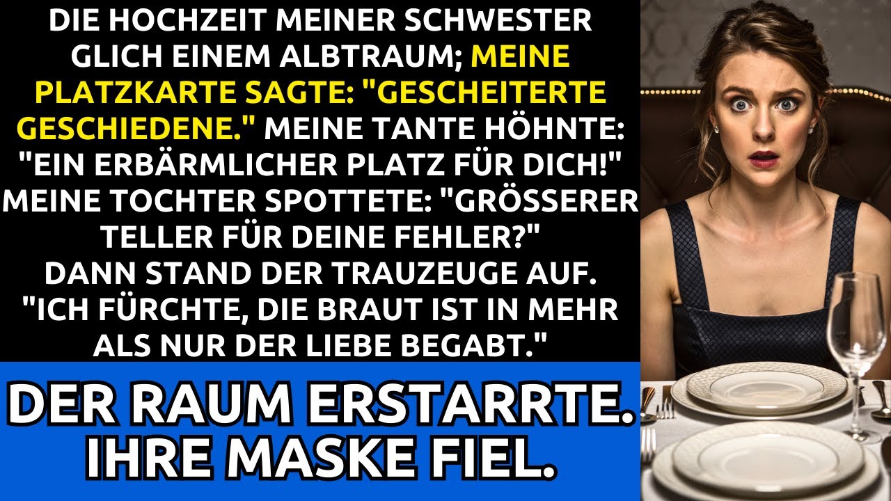 Gedemütigt bei der Hochzeit meiner Schwester - bis der Trauzeuge ihre Maske fallen ließ