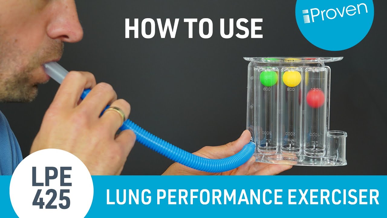 How to use the iProven Lung Exerciser to train your lungs - LPE-425