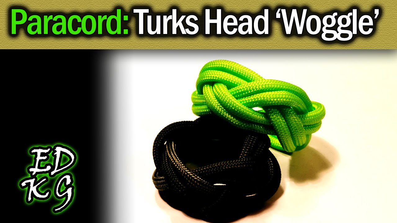 Простой паракорд: «Turk's Head Woggle» (версия с 2 проходами)