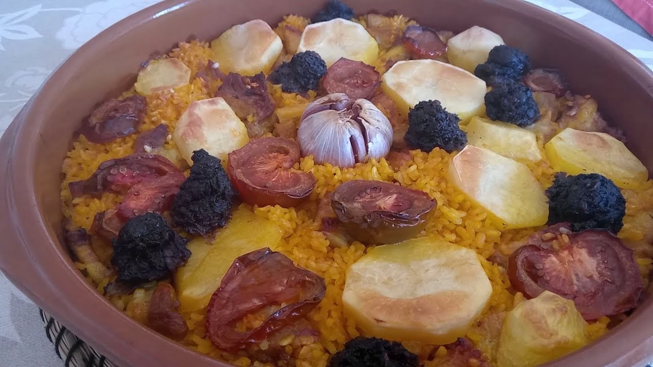 Oven-baked spanish rice | 农家烤饭 | Arroz al horno