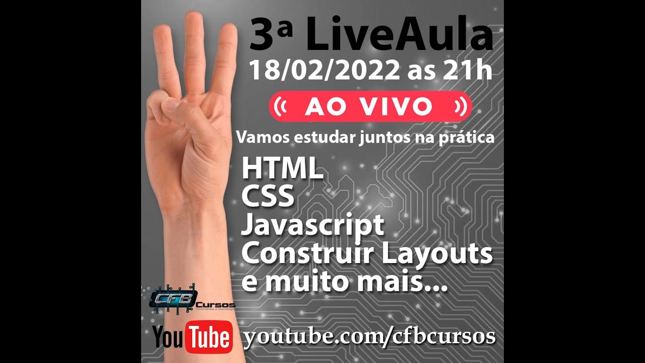 Aula online 03 - Live Aula de Programa&ccedil;&atilde;o Web Front-end