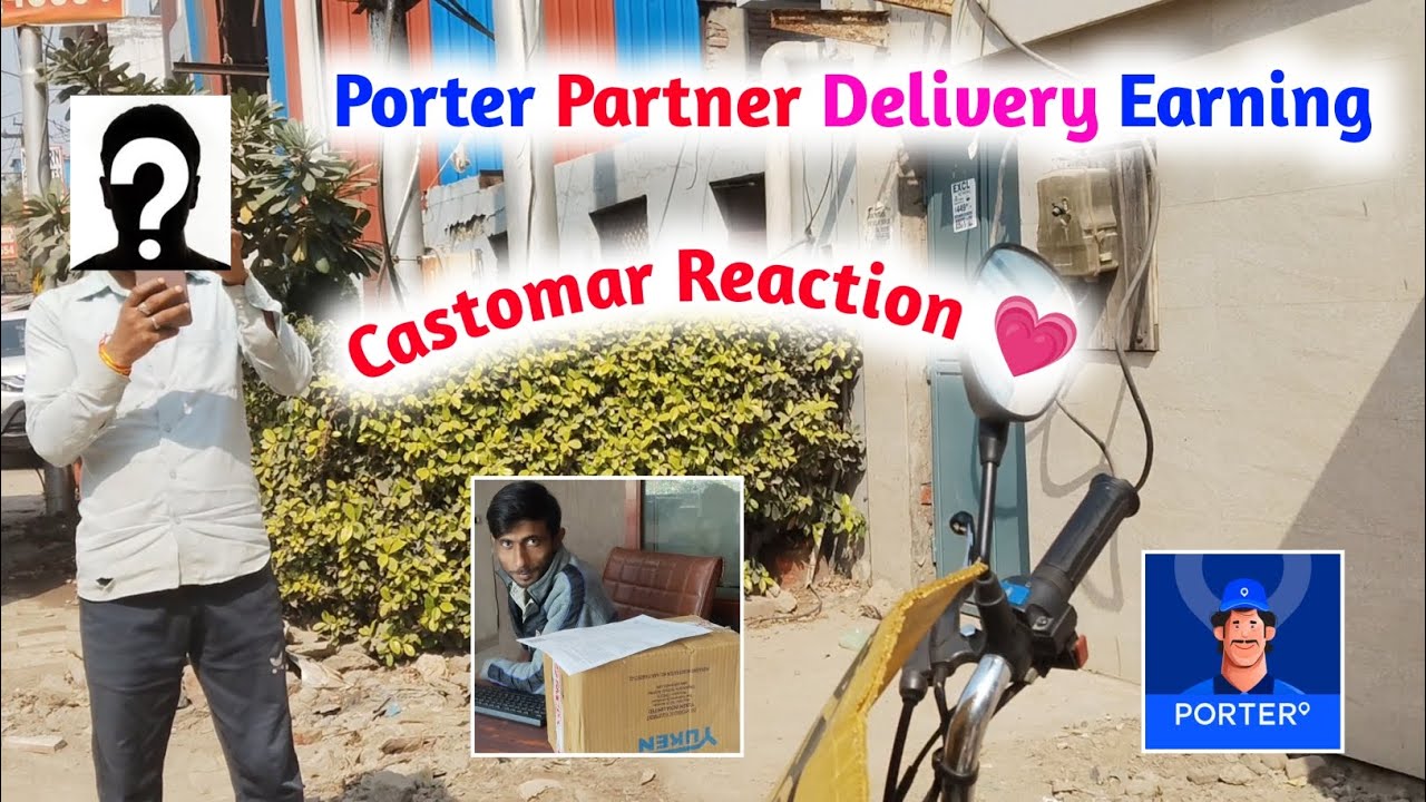 Porter partner delivery 😘 🏍️ 👆