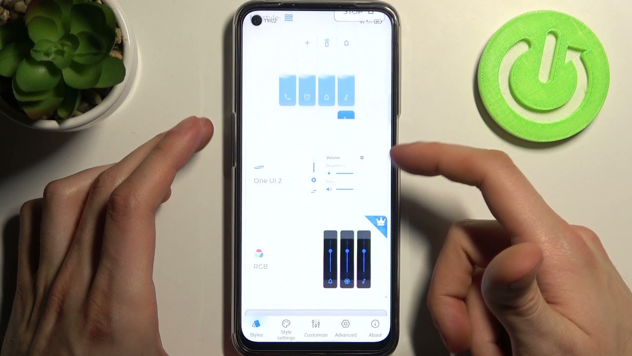How to Customize Volume Panel on REALME Narzo 30 &ndash; Volume Styles App
