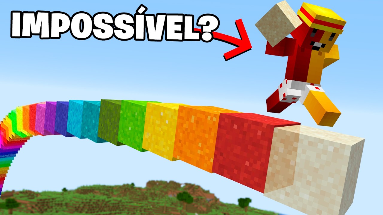 Fiz uma COMPETIÇÃO de HABILIDADES no minecraft! (compilado)