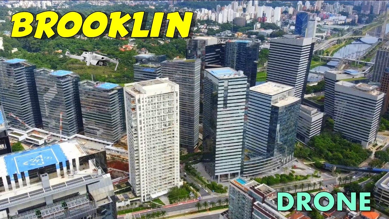 Drone voa no Brooklin (EZ Towers, WTorre Morumbi e mais) - São Paulo
