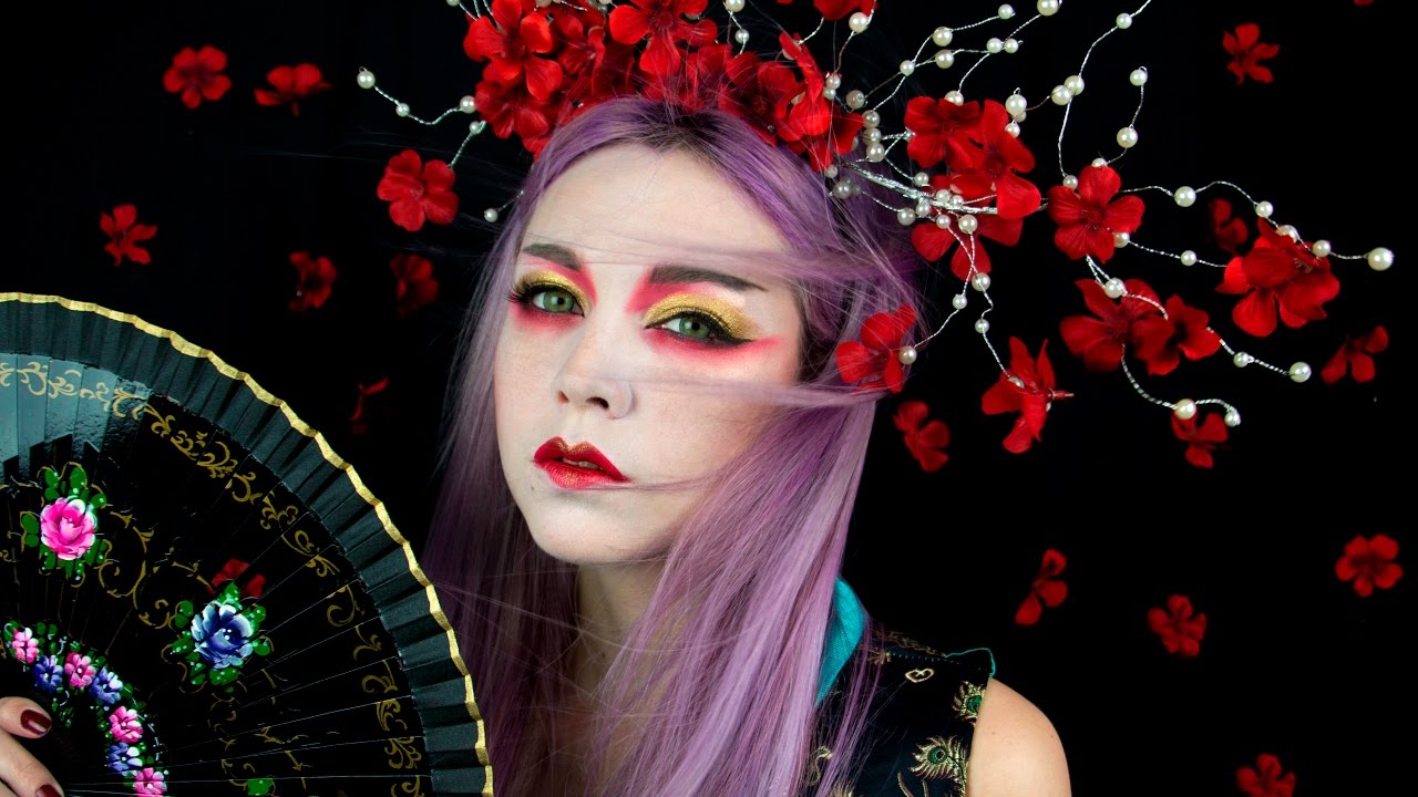 Modern Geisha make up look