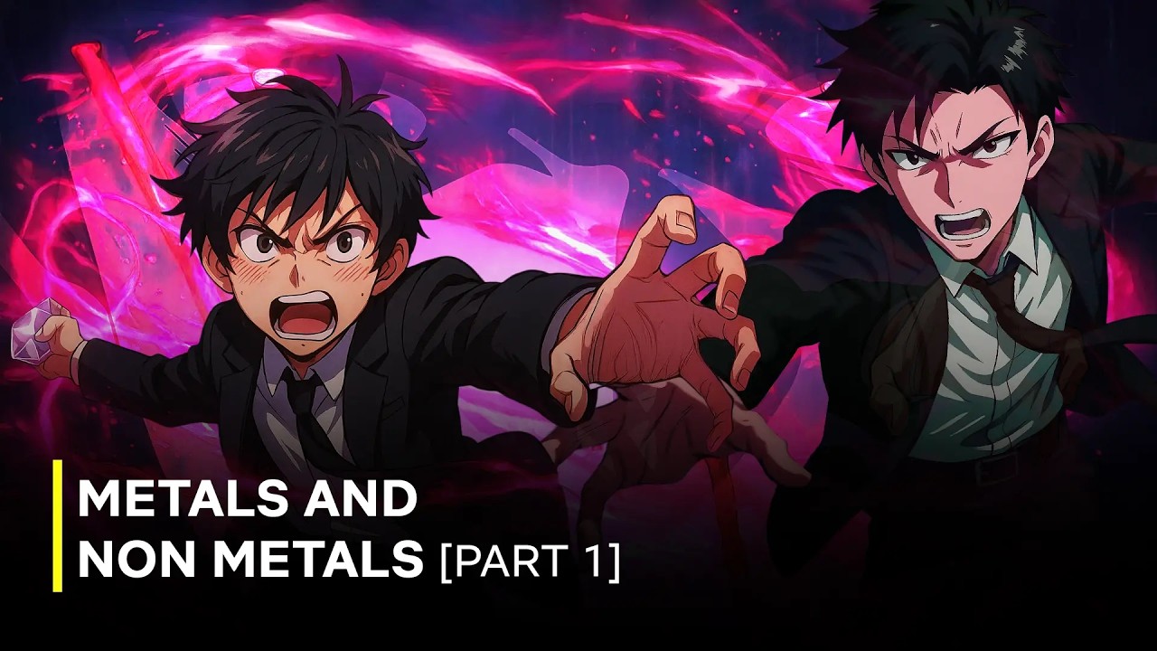Metals And Non Metals || Class 10 Anime - FULL EPISODE || Complete Chapter 3 in One Shot🔥