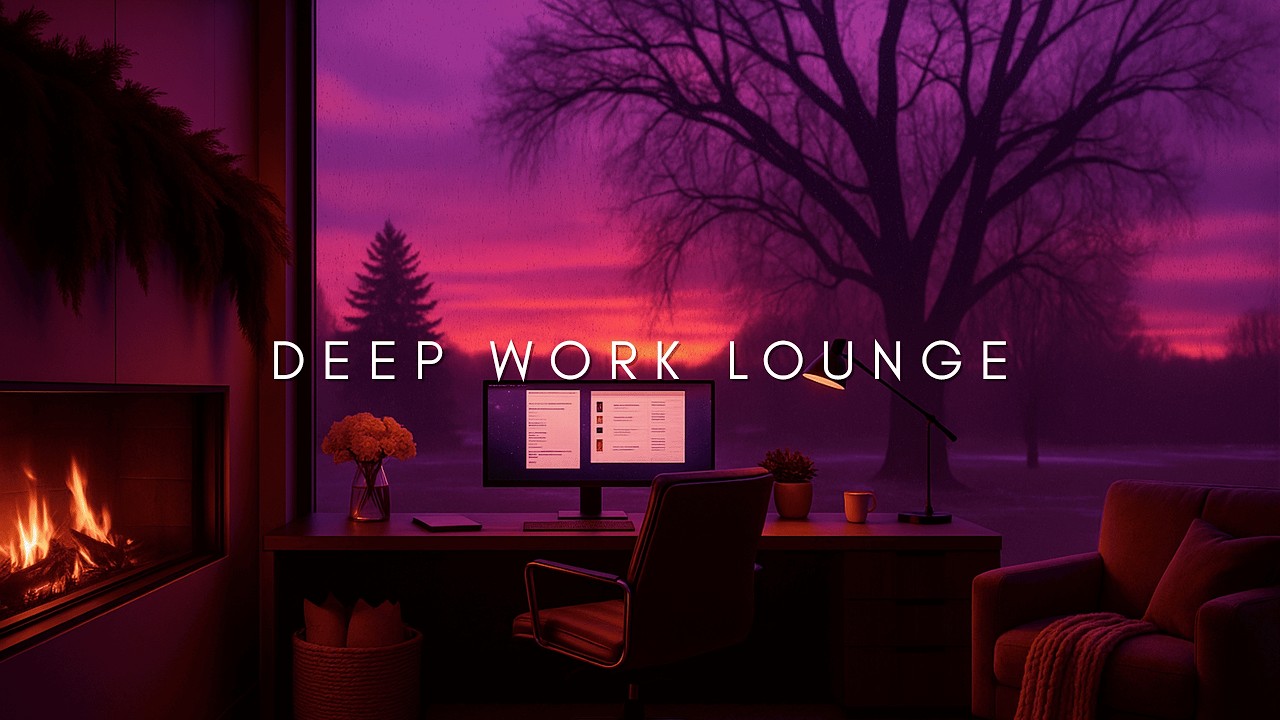 Deep House Lounge 2025  Ambient Keys – Study & Work Lounge