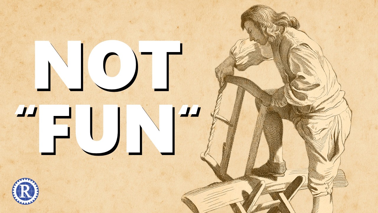 Woodworking was WORK. What happened?
