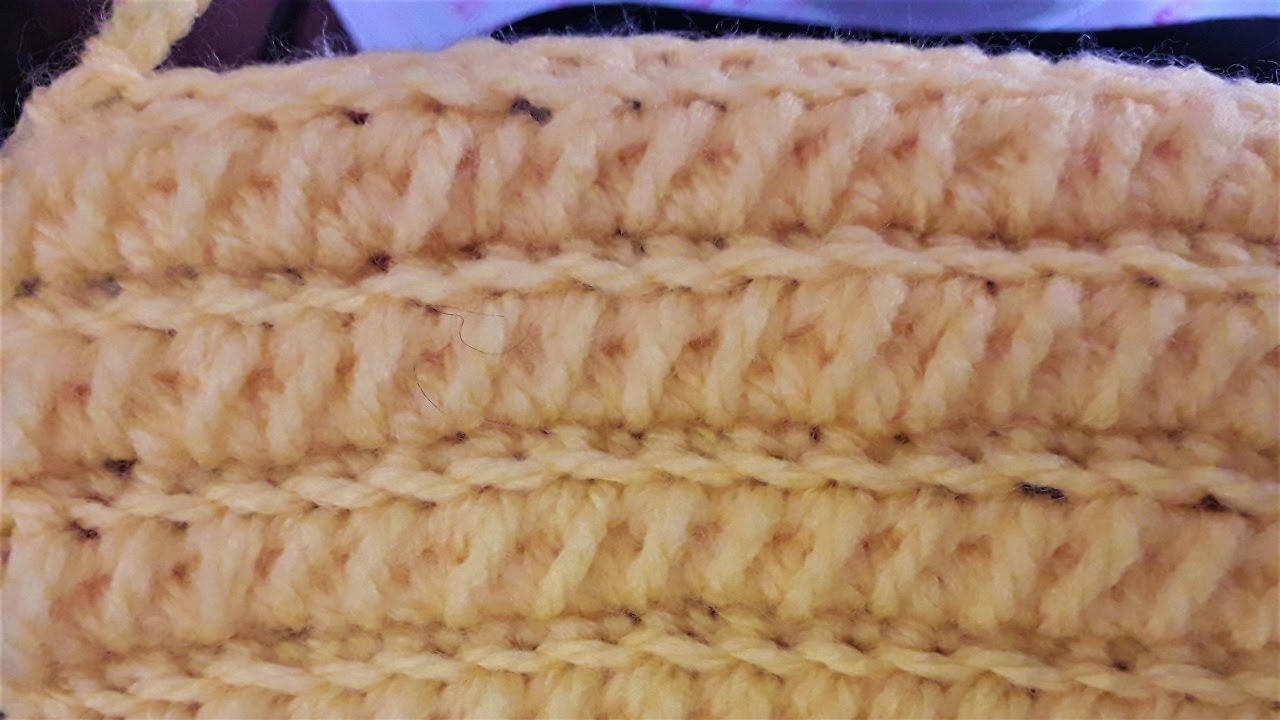 Easy Crochet Stitch For Beginners / Ideal For Blankets