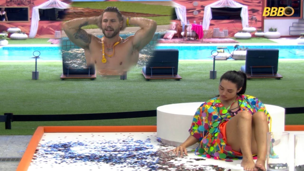 Jordana Passa Mal De Tanto Calor Enquanto Jonas e MARCIELE Se deliciando Na Piscina #bbb26 