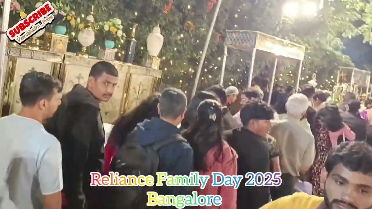 Reliance Family Day Celebration with dinner party at Bangalore 2025 #jio #ambani #mumbaiindians 