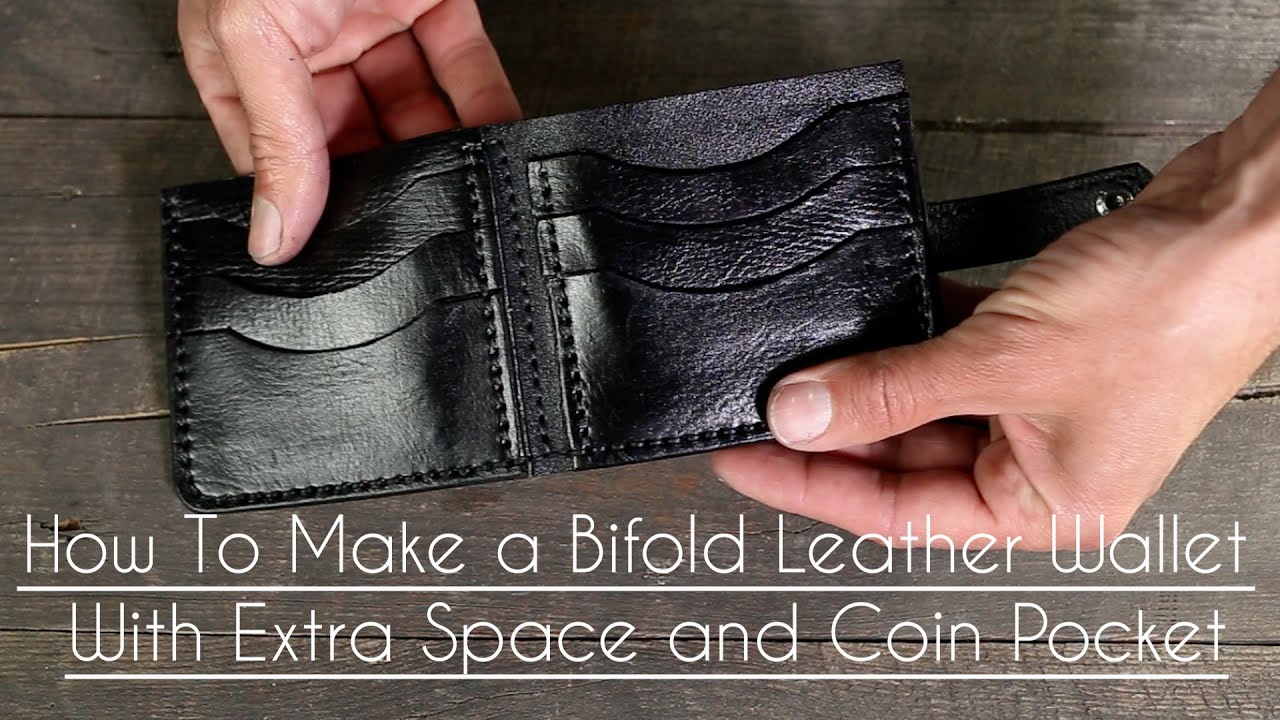 How To Make a Trifold Wallet with Coin Pocket / Deri Cüzdan Nasıl Yapılır