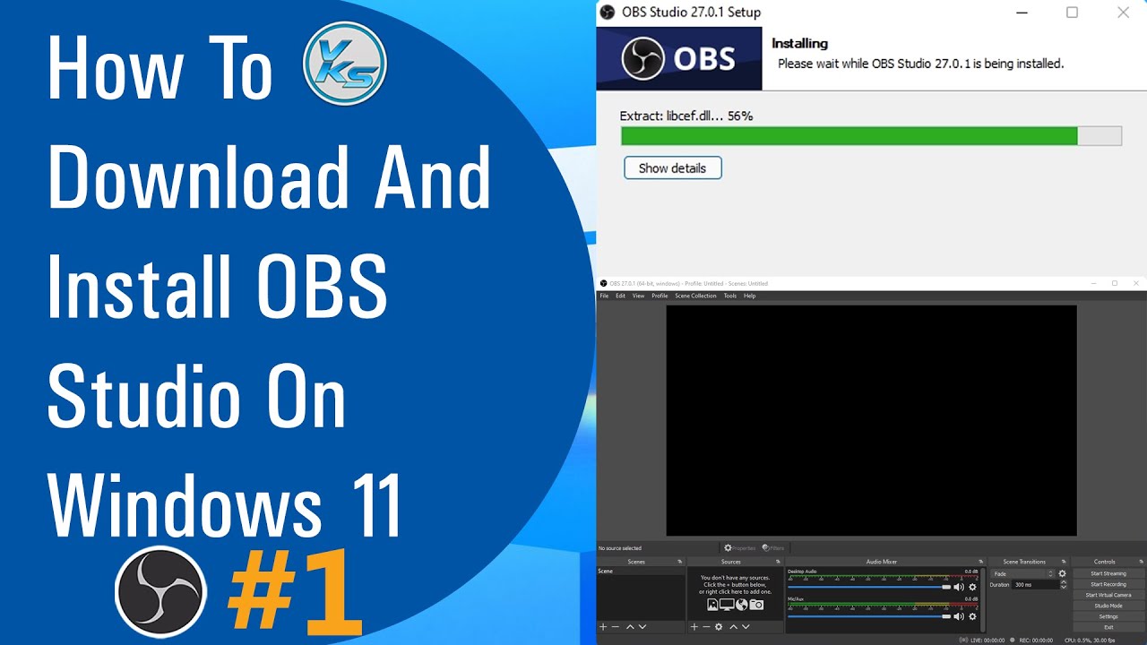 ✅ How To Download And Install OBS Studio On Windows 11 (2021)