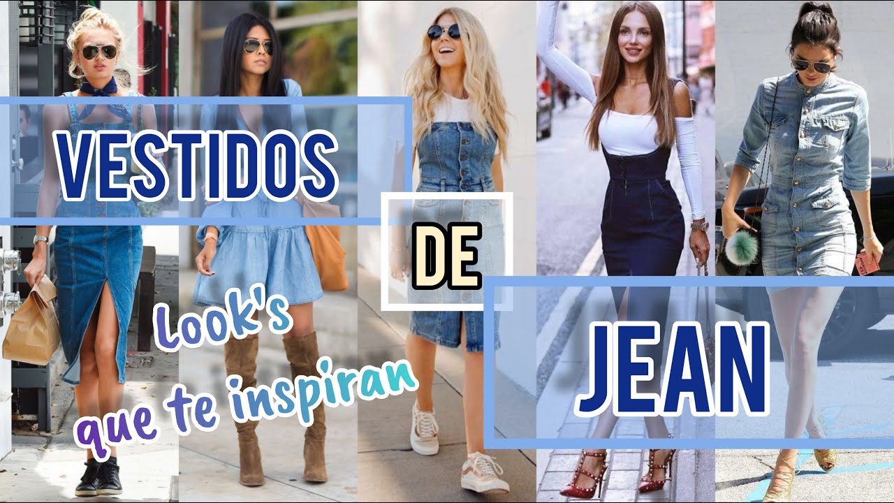 ✅VESTIDOS DE DENIM/MODA EN HERMOSOS VESTIDOS DE JEAN 2024/ FASHION29