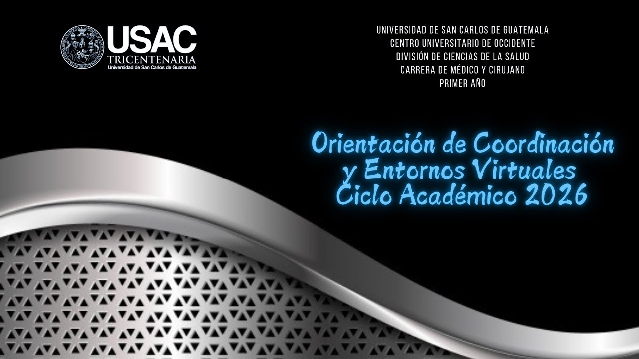 Orientación de Coordinación y Entornos Virtuales 2026