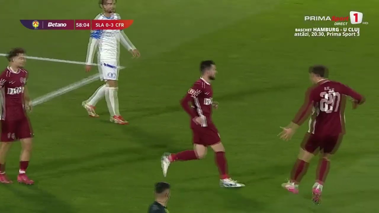 REZUMAT Cupa Rom&acirc;niei: CSM Slatina - CFR Cluj 0-4. Clujenii, victorie de moral