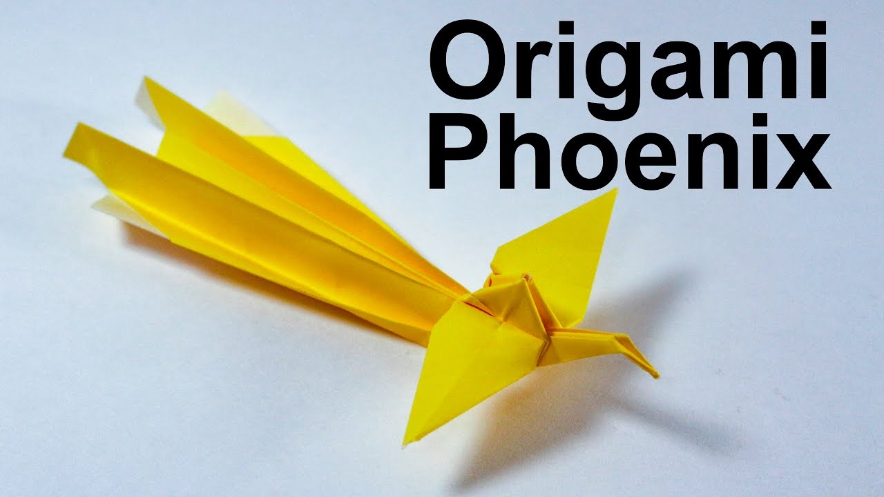 Easy Origami Phoenix Tutorial (Traditional)