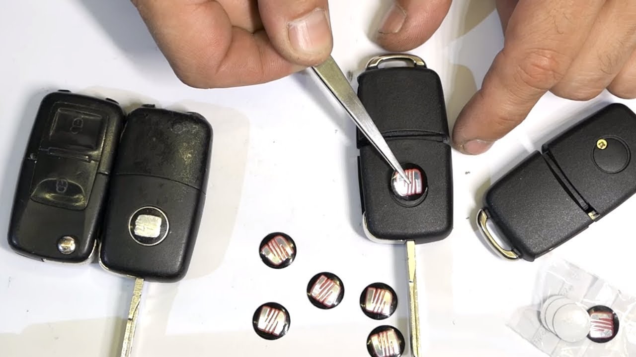 VW Audi Seat Skoda, Schlüssel abgegriffen oder defekt. Klappschlüssel reparatur. Cover tauschen.