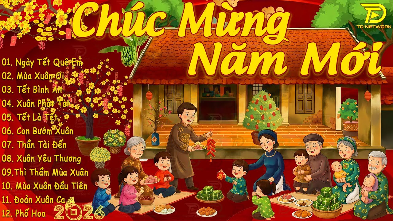 Nhạc Tết 2026 EDM Hay Nhất -15 Bản Nhạc Xuân 2026 REMIX Nghe Là Thấy Tết Cận Kề - Chào Xuân Bính Ngọ