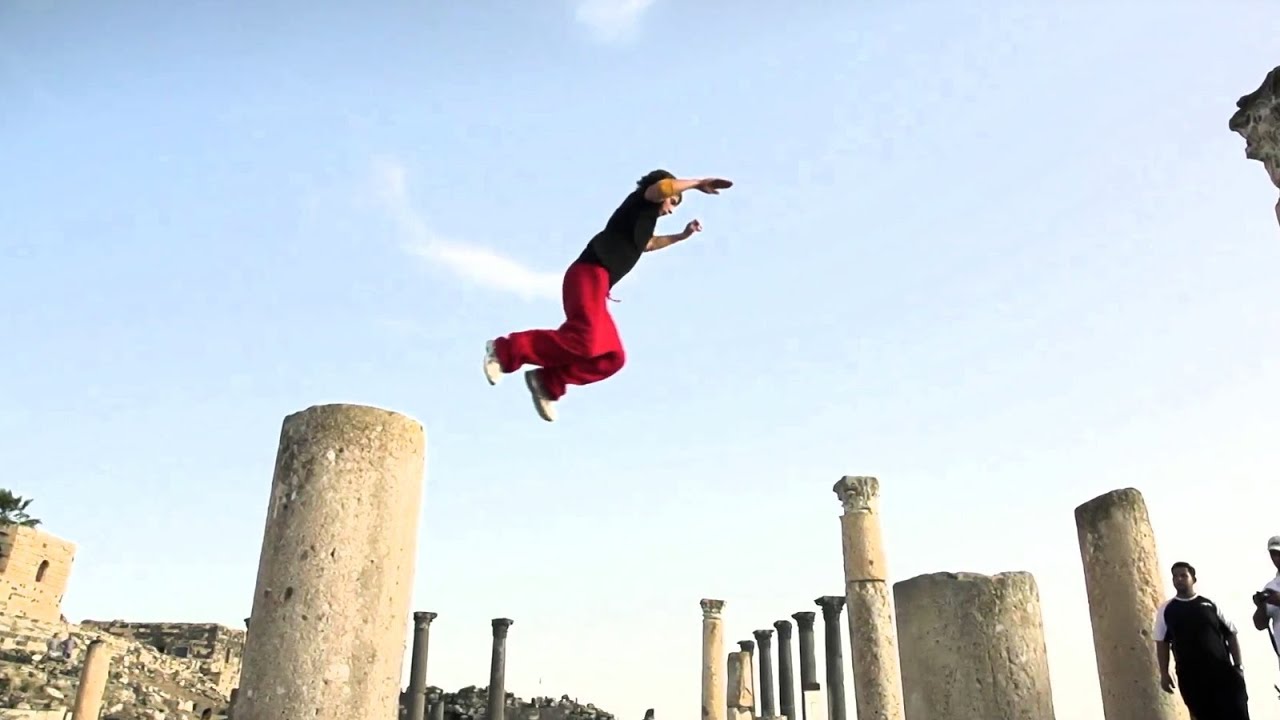 Freerunning Competition in Jordan - Red Bull Collonade Run 2013
