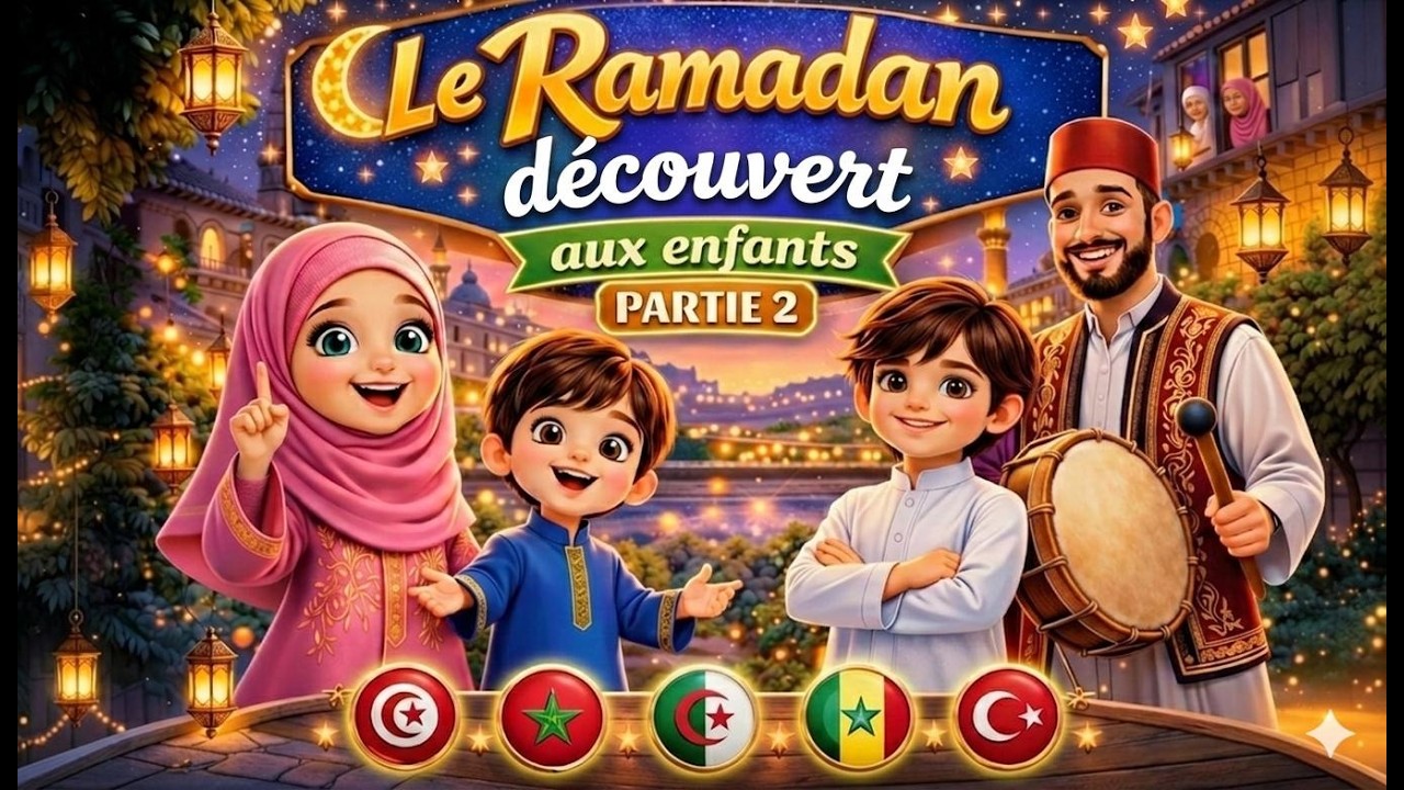 RAMADAN Expliqué aux Enfants 🌙 Partie 2 : Traditions du monde | Dessin Animé Islam | Super Zayn