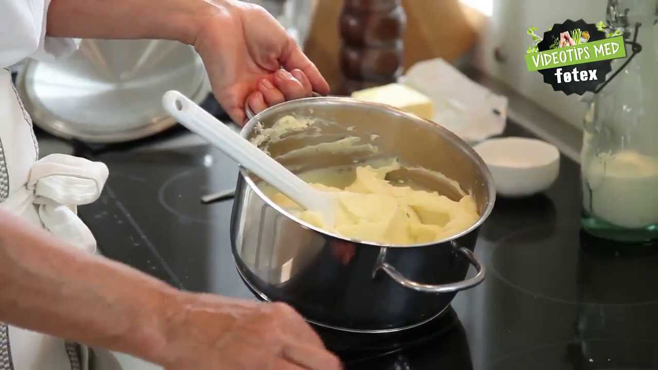 Sådan laver du en kartoffelmos