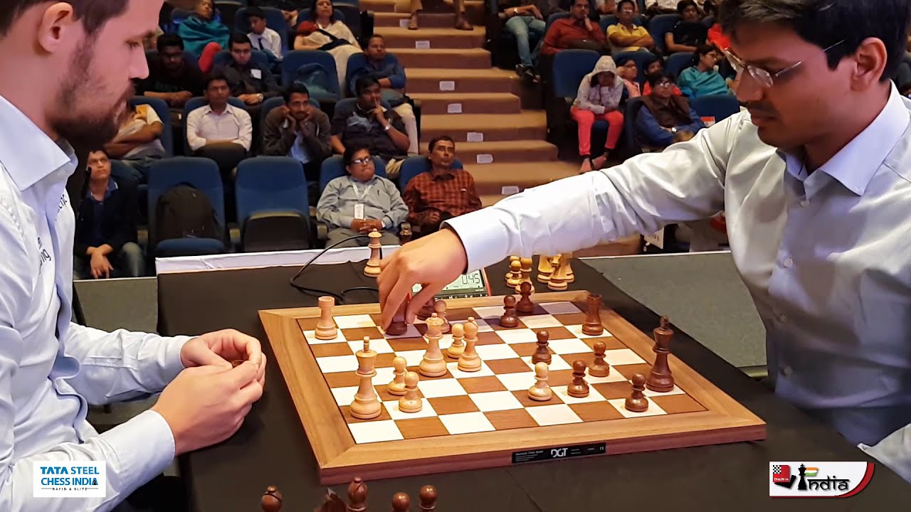 Magnus Carlsen vs Harikrishna Pentala | Tata Steel Chess 2019 Blitz Round 13