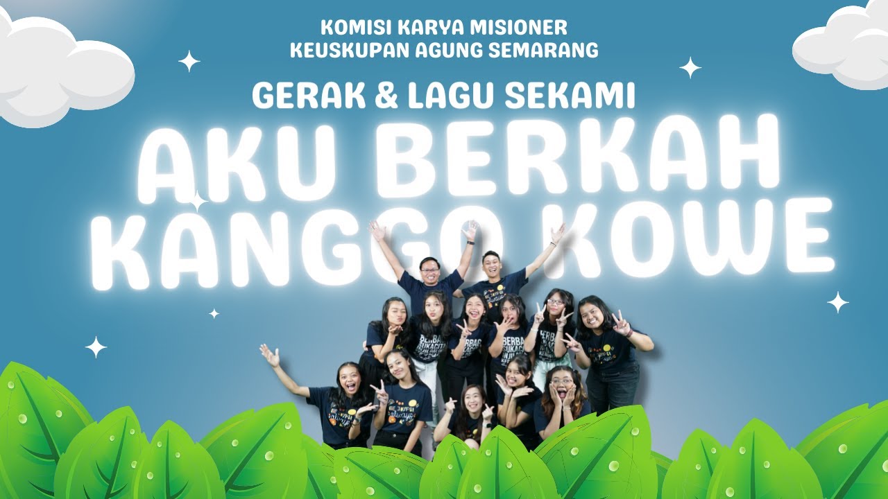 ⭐ AKU BERKAH KANGGO KOWE ⭐  GERAK & LAGU SEKAMI - PIA - PIR - ANAK KATOLIK - ANAK MISIONER