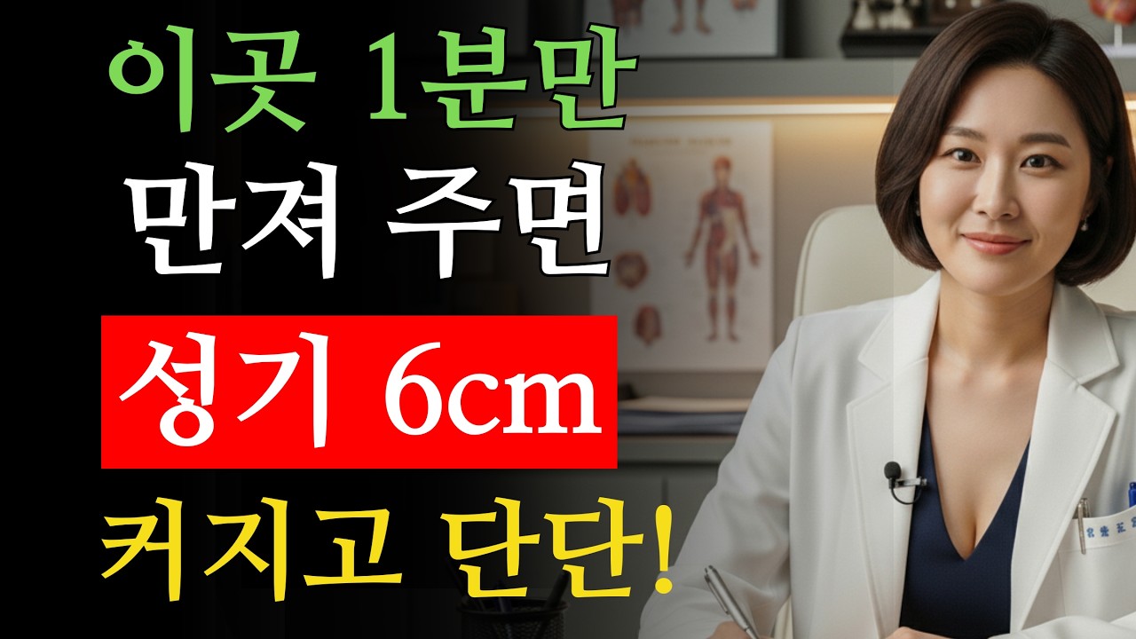 남성 이곳 1분 자극하면 활력이 눈에 띄게 달라집니다! 남성건강 | 노후건강