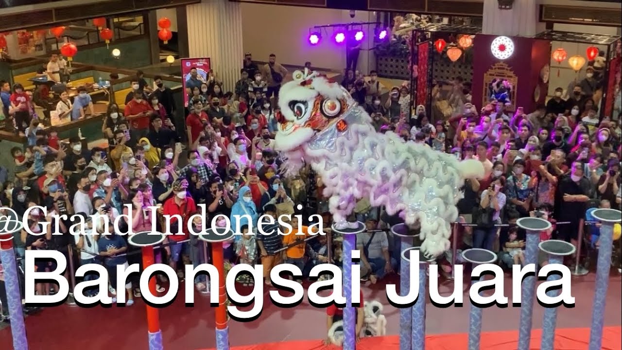 Barongsai Juara di Grand Indonesia #grandindonesia  #imlek2574 #imlek2023  #juarabarongsai