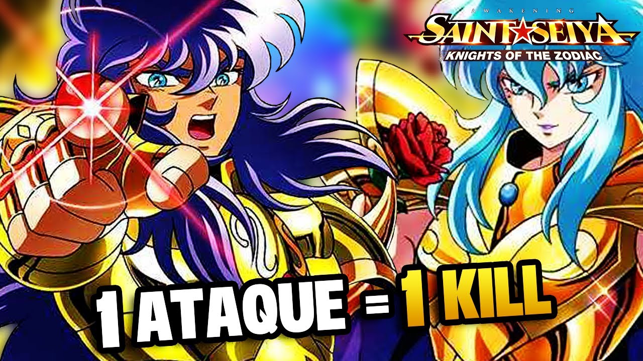 AFRODITE E MILO NA MESMA FORMAÇÃO É RIDÍCULO | Saint Seiya Awakening