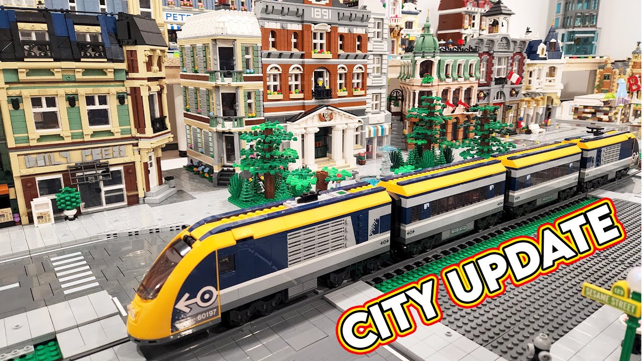 Adding Trains to the LEGO City! Room Rebuild Part 12