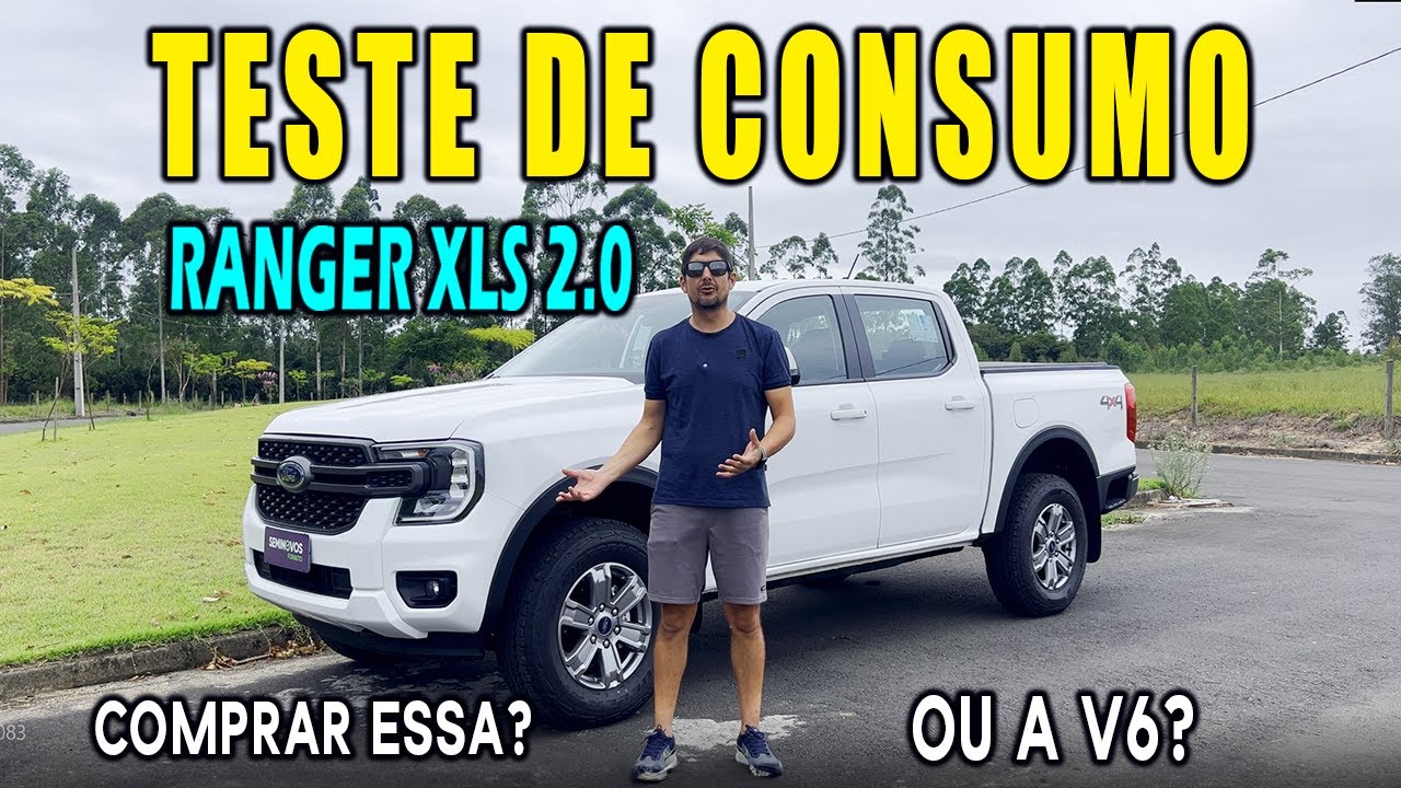 TESTE DE CONSUMO DA NOVA RANGER XLS 2.0! Seria a mais econômica da categoria?