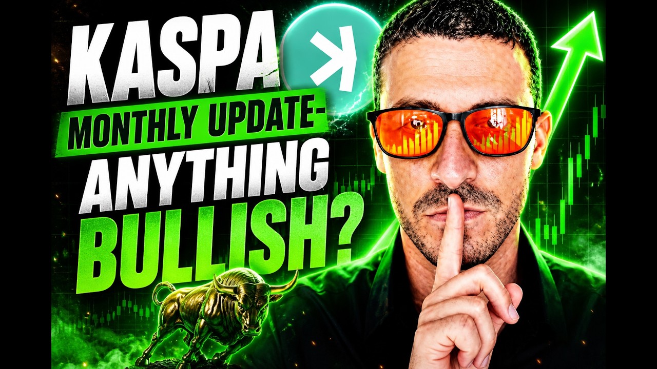 Kaspa KAS Monthly Update- Anything Bullish?  #kaspa