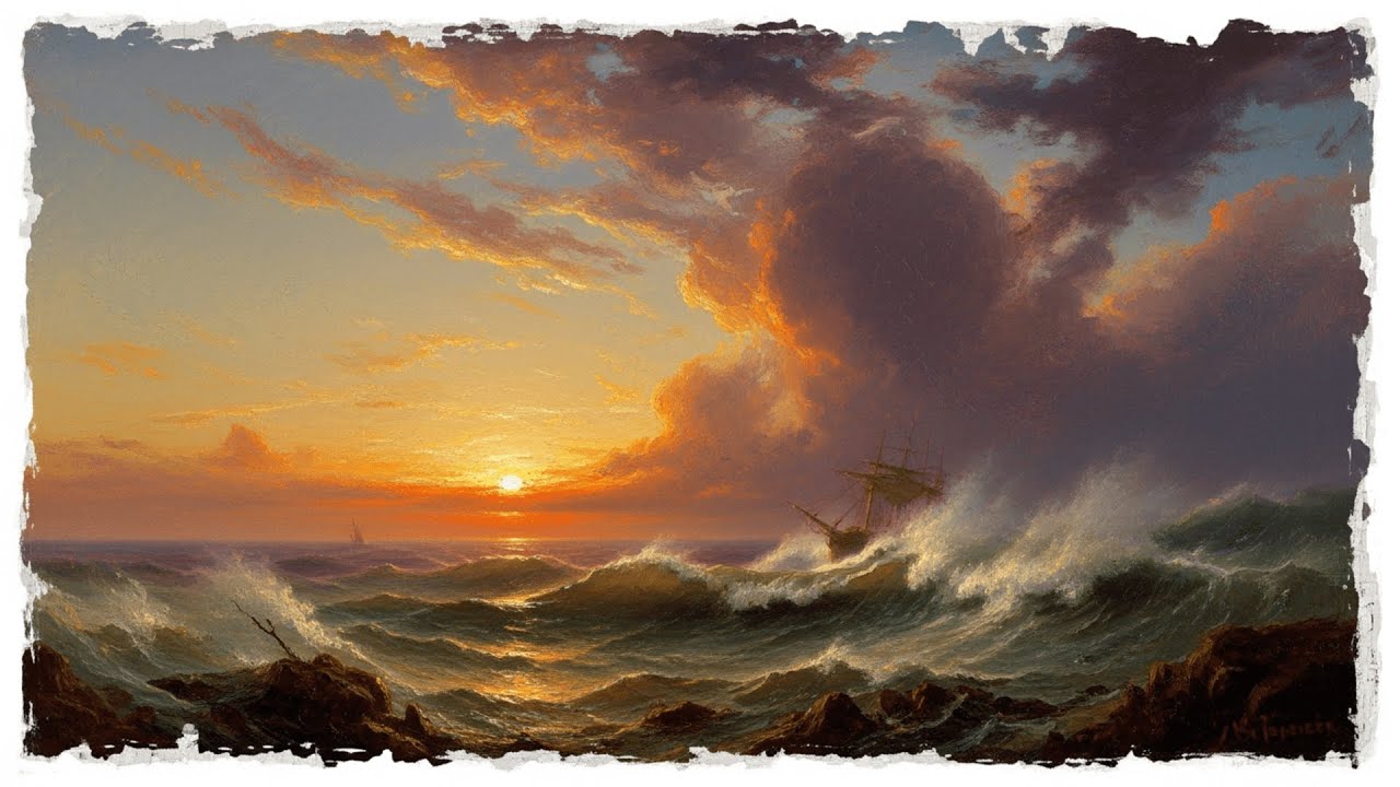 Relaxing Art TV - Turner Style Museum Quality 4K Oil Painting | 수면 유도 (Deep Sleep)